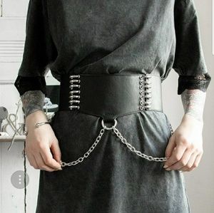 ❤💀 Disturbia goth waist belt with chains 💀❤